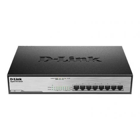 SWITCH D-LINK 8 PUERTOS 10-100-1000 (8PUERTOS POE) - Imagen 1