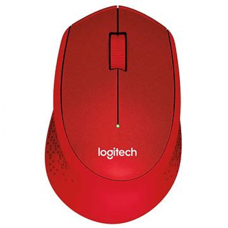 RATON LOGITECH WIRELESS M330 SILENT PLUS ROJO - Imagen 1