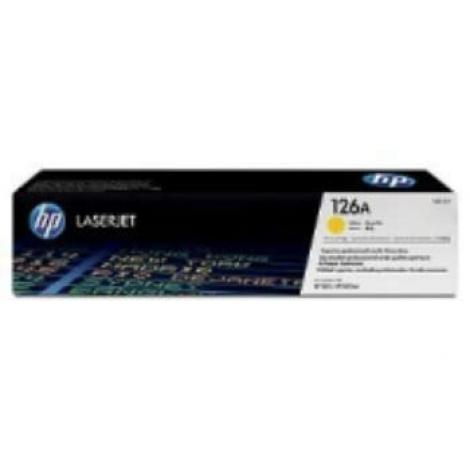 TONER HP 126A LJ CP1025 AMARILLO 1000 PAG - Imagen 1