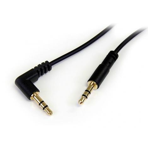 STARTECH CABLE 1,8M AUDIO 3,5MM ACODADO DERECHO - Imagen 1