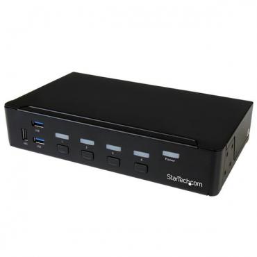 STARTECH SWITCH KVM 4X DISPLAYPORT 4K USB 3.0 - Imagen 1