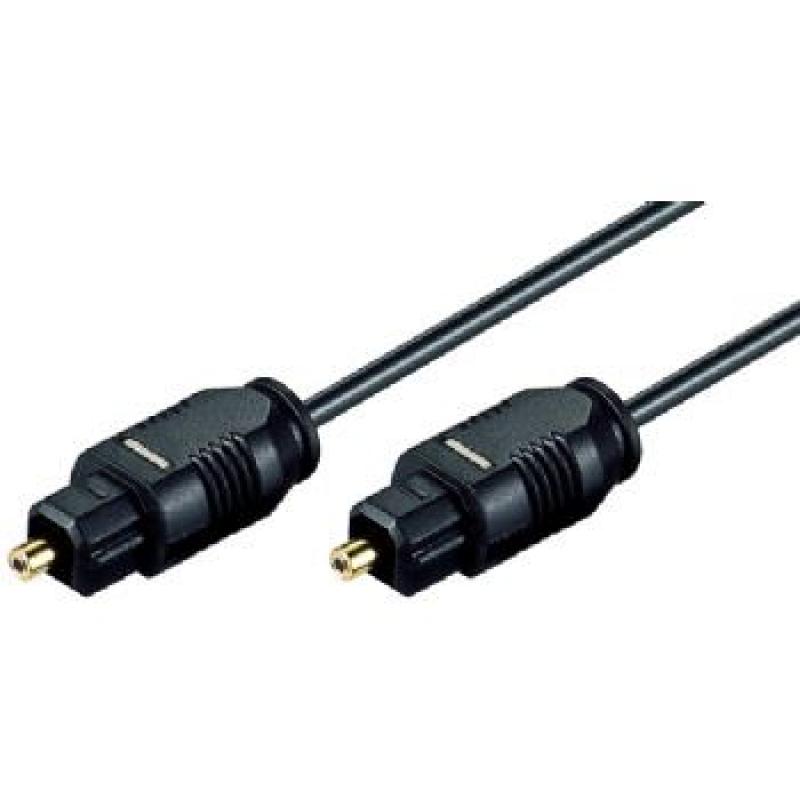 CABLE AUDIO FIBRA OPTICA DIGITAL TOSLINK M-M 3M - Imagen 1