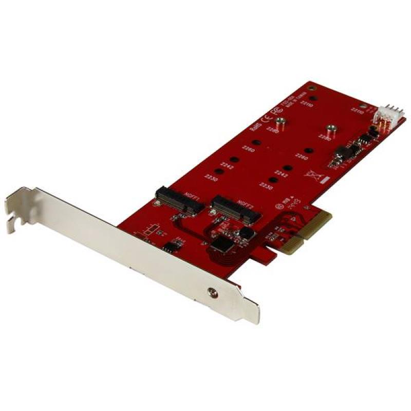 STARTECH TARJETA M.2 PCI EXPRESS 2 SSD - Imagen 1