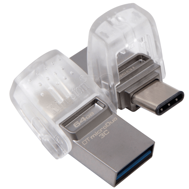 PEN DRIVE 128GB KINGSTON USB 3.1+MICRODUO USB C - Imagen 1