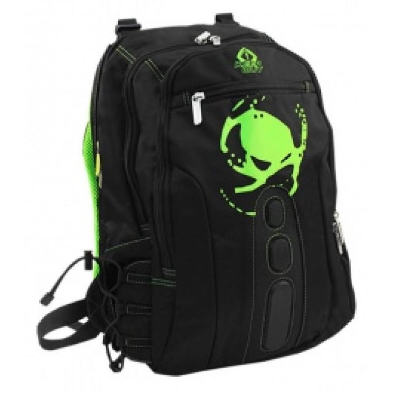 MOCHILA KEEP OUT BK7G 15.6" NEGRA VERDE - Imagen 1