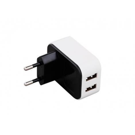 CARGADOR USB DE HOGAR 2 PUERTOS 4A 3GO - Imagen 1