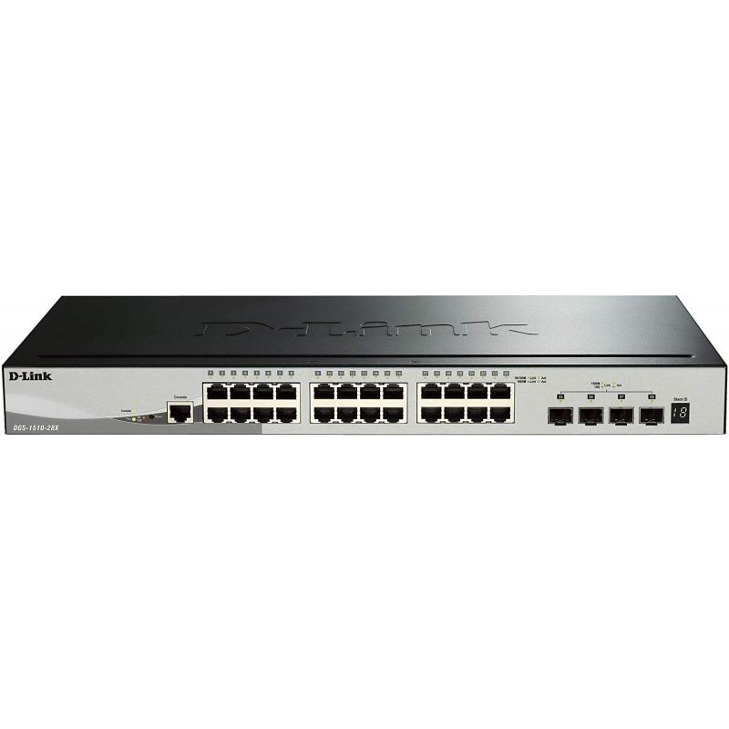 SWITCH D-LINK 28 PUERTOS 10-100-1000 2SFP 2SFP+ - Imagen 1