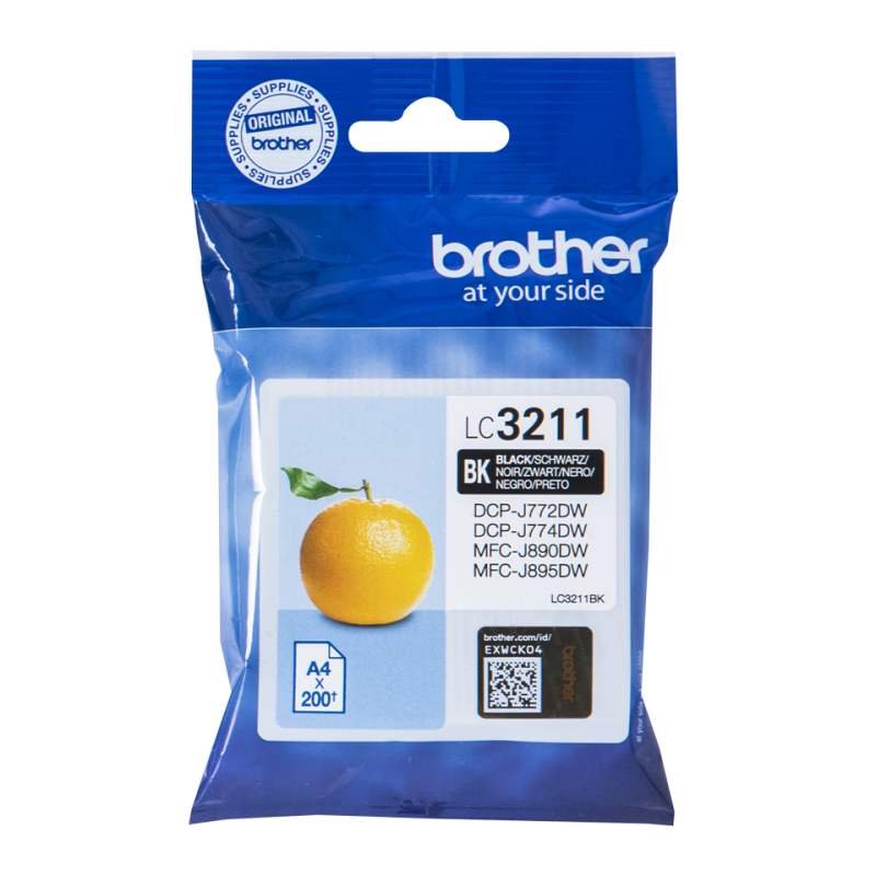 CARTUCHO BROTHER LC3211BK 200PG NEGRO - Imagen 1