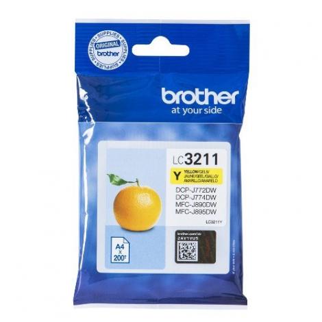 CARTUCHO BROTHER LC3211Y 200PG AMARILLO - Imagen 1