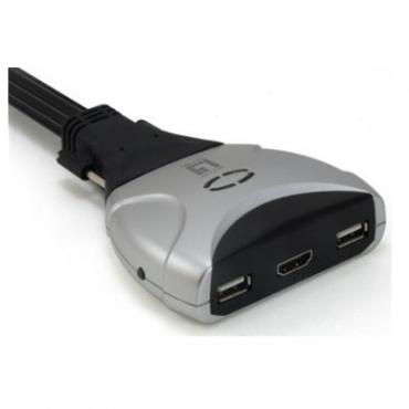 DATA SWITCH KVM 2 PUERTOS USB LEVEL ONE HDMI - Imagen 1