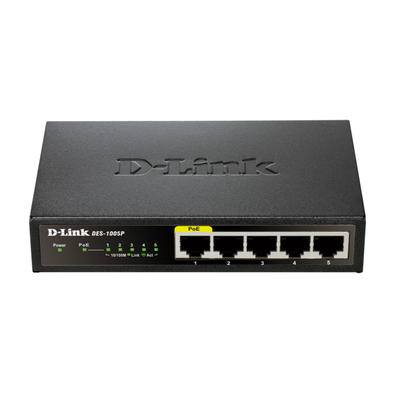 SWITCH D-LINK 5 PUERTOS 10-100 POE - Imagen 1