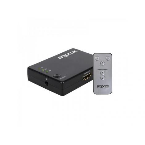 SWITCH HDMI APPROX 3D 3P 1080P - Imagen 1