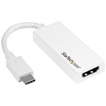 STARTECH CONVERSOR ADAPTADOR USB-C A HDMI BLANCO - Imagen 1
