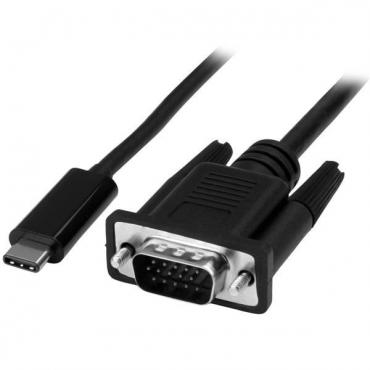STARTECH CABLE ADAPTADOR CONVERSOR USB-C A VGA 2M - Imagen 1