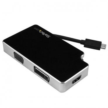 STARTECH ADAPTADOR 3-EN-1 USB-C A VGA DVI HDMI 4K - Imagen 1