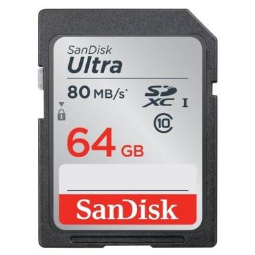 MEMORIA SD 64GB SANDISK CLASE 10 533X - Imagen 1