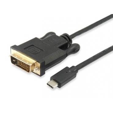 ADAPTADOR USB-C MACHO A DVI-D DUAL LINK (24+1) - Imagen 1