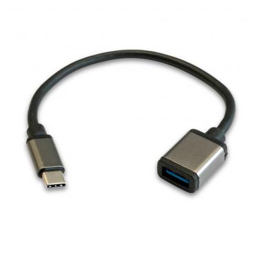 CABLE 3GO OTG USB-AH A USB-C 2.0 20CM 32+24 AP+AL - Imagen 1