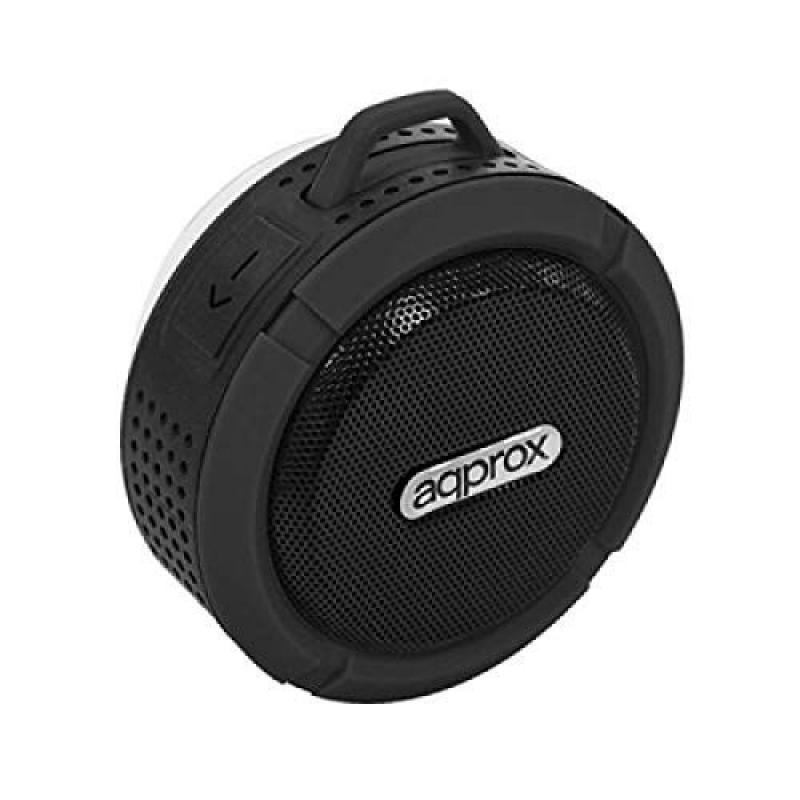 ALTAVOZ BLUETOOTH APPROX WATER PROFF NEGRO - Imagen 1