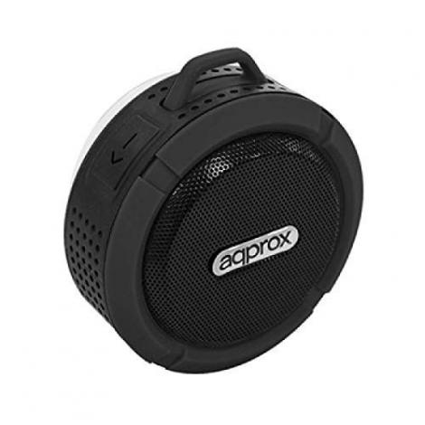 ALTAVOZ BLUETOOTH APPROX WATER PROFF NEGRO - Imagen 1