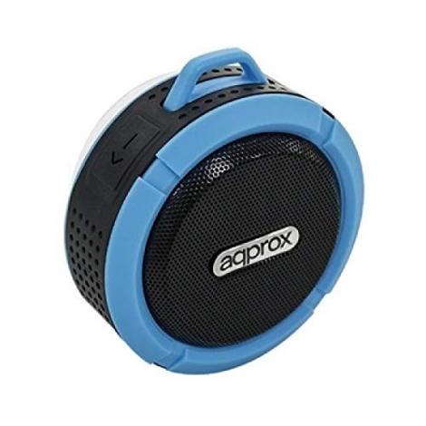 ALTAVOZ BLUETOOTH APPROX WATER PROFF AZUL - Imagen 1