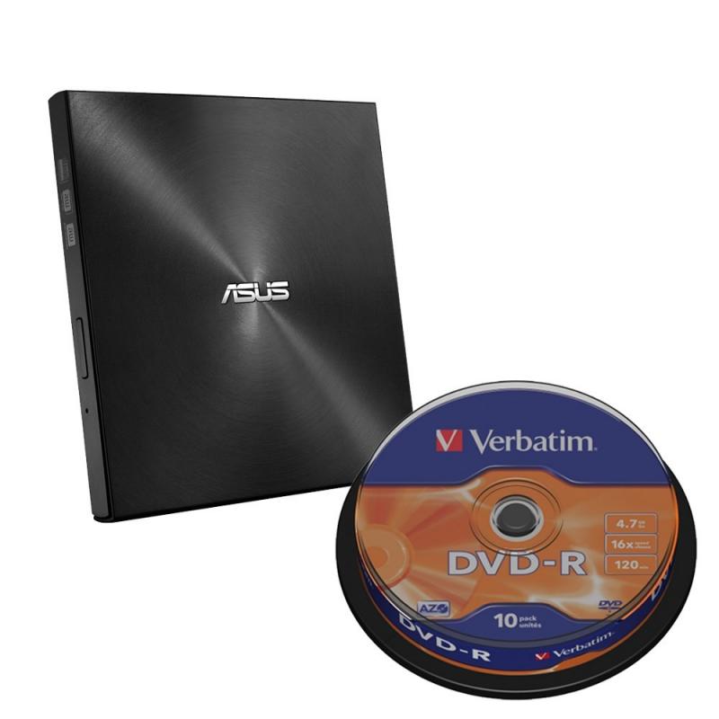 REGRABADORA DVD EXT. ASUS SLIM SDRW-08U9M-U BLACK - Imagen 1
