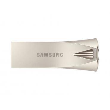 PEN DRIVE 64GB SAMSUNG BAR PLUS CHAMPAGNE SILVER - Imagen 1