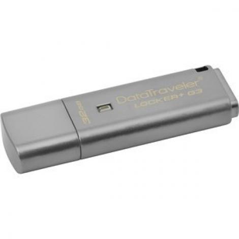 PEN DRIVE 32GB KINGSTON DT LOCKER+G3 USB3.0 - Imagen 1