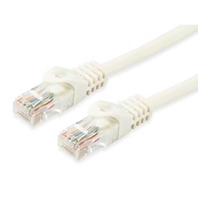 CABLE EQUIP RJ45 LATIGUILLO U-UTP CAT.6A 0.5M BEIG - Imagen 1