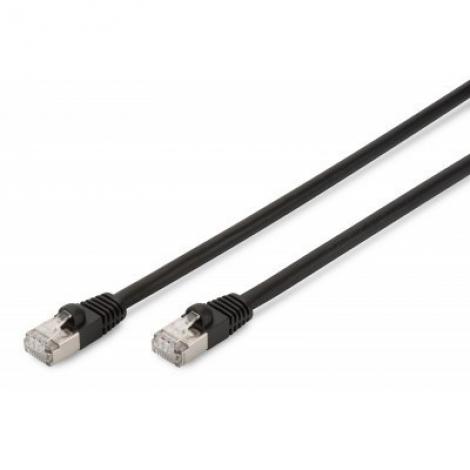 CABLE EQUIP RJ45 LATIGUILLO U-UTP CAT.6 0.25M NEGR - Imagen 1