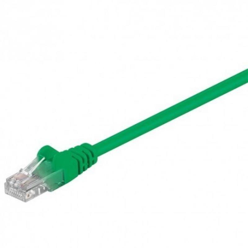 CABLE EQUIP RJ45 LATIGUILLO U-UTP CAT.6 0.25M VERD - Imagen 1