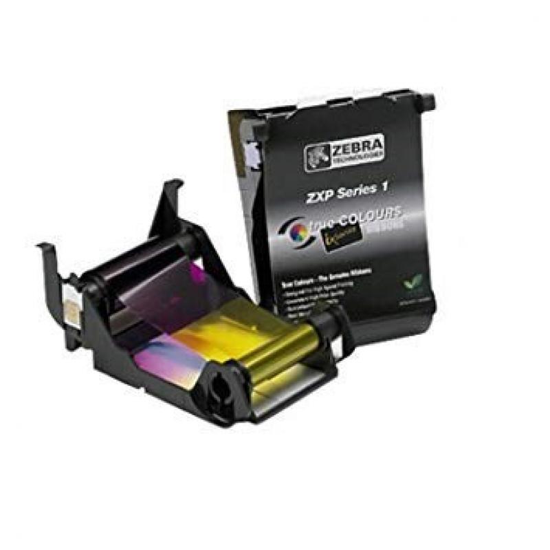 RIBBON COLOR ZEBRA ZXP SERIES YMCKO 400 TARJETAS - Imagen 1