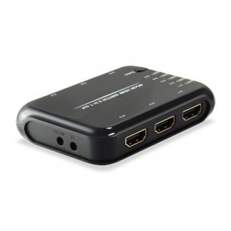 SWITCH HDMI EQUIP 5X1 CON MANDO - Imagen 1