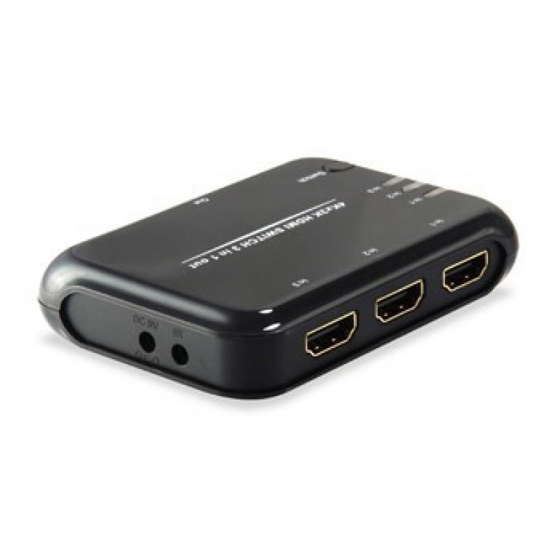 SWITCH HDMI EQUIP 3X1 CON MANDO - Imagen 1