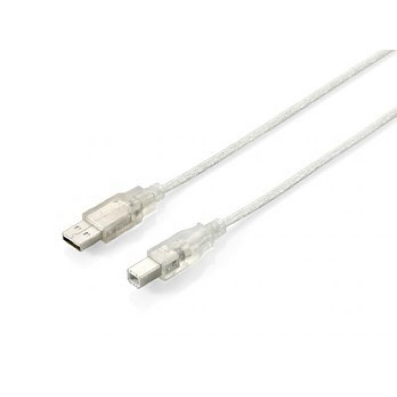 CABLE EQUIP EXTENSION USB 2.0 USB-A-M - USB-B-M 1M - Imagen 1