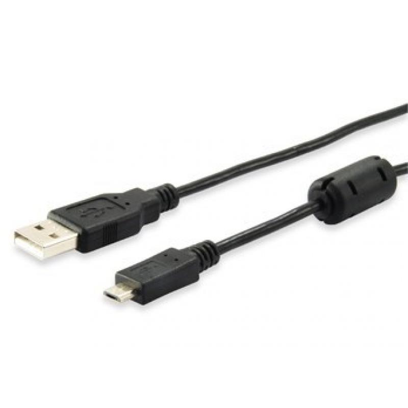 CABLE EQUIP USB 2.0 USB-A-M - MICRO USB-M 1M C-FER - Imagen 1