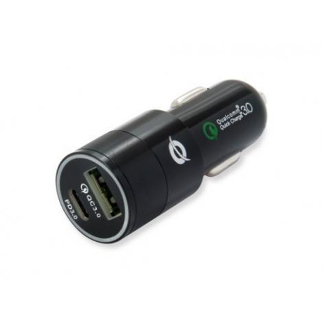 CARGADOR USB RAPIDO COCHE CONCEPTRONIC 36W - Imagen 1