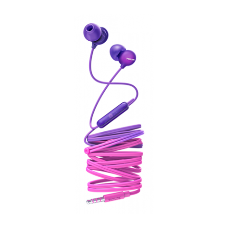 AURICULAR PHILIPS INTRA SHE2405 CON MICRO MORADO - Imagen 1