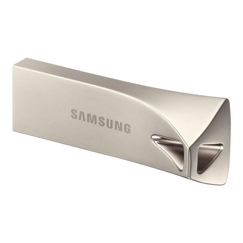 PEN DRIVE 128GB SAMSUNG BAR PLUS CHAMPAGNE SILVER - Imagen 1