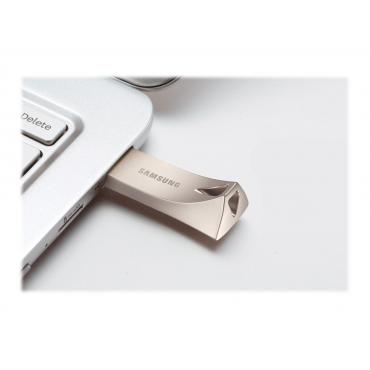 PEN DRIVE 128GB SAMSUNG BAR PLUS CHAMPAGNE SILVER - Imagen 7