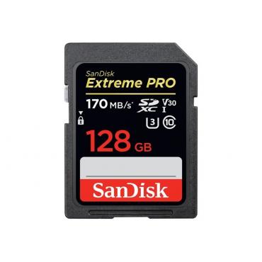 MEMORIA SD 128GB SANDISK EXTREME SDXC UHS-I 170MB - Imagen 1