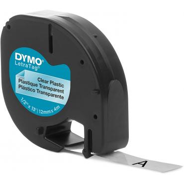 CINTA DYMO 12267 12MMX4M PLASTICO TRANPARENTE LETR - Imagen 4