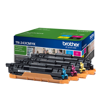 TONER BROTHER TN243 KIT 4 COLORES 1000PG - Imagen 1
