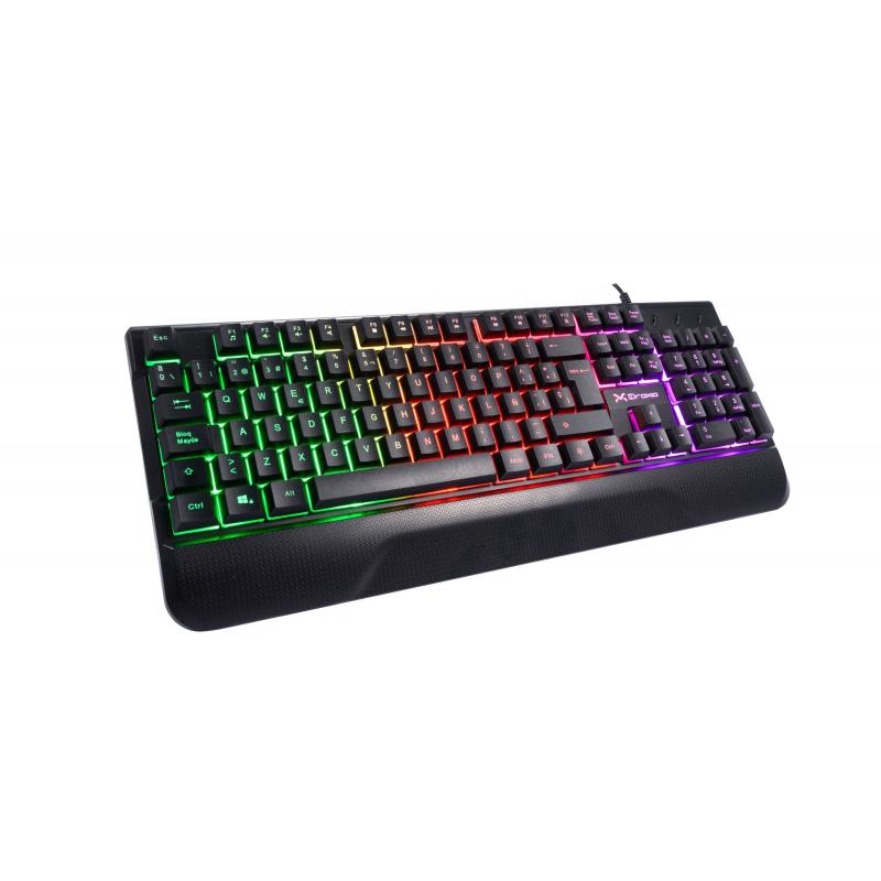 TECLADO DROXIO GAMING KASUMI MEMB. RBG - Imagen 1