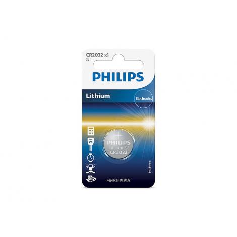 PILAS PHILIPS LITIO CR2032 3V PACK 1 - Imagen 1