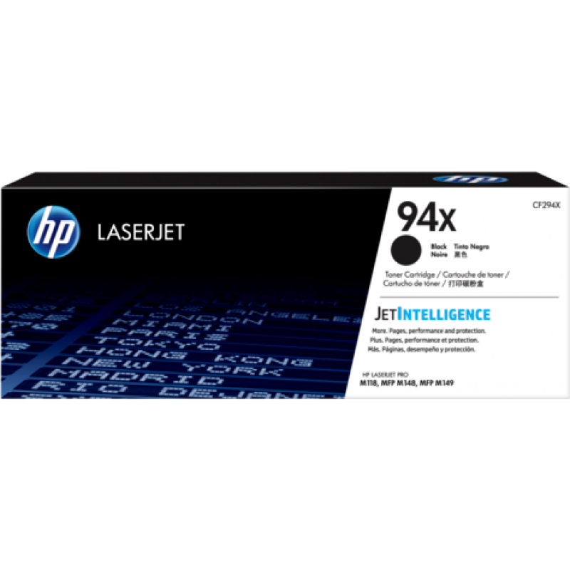 TONER HP 94X CF294X NEGRO 2800PAG - Imagen 1