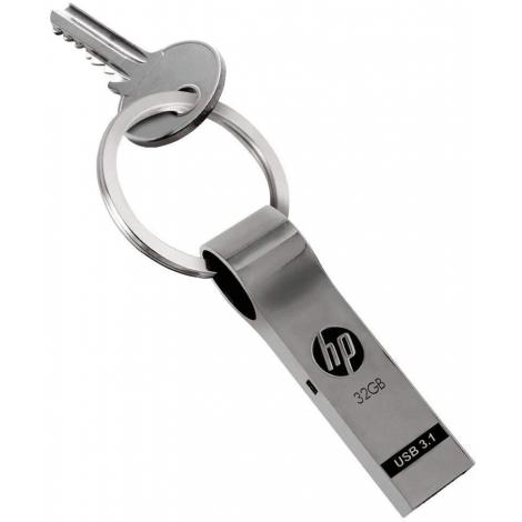 PEN DRIVE 32GB HP METALICO X785W LLAVERO - Imagen 1