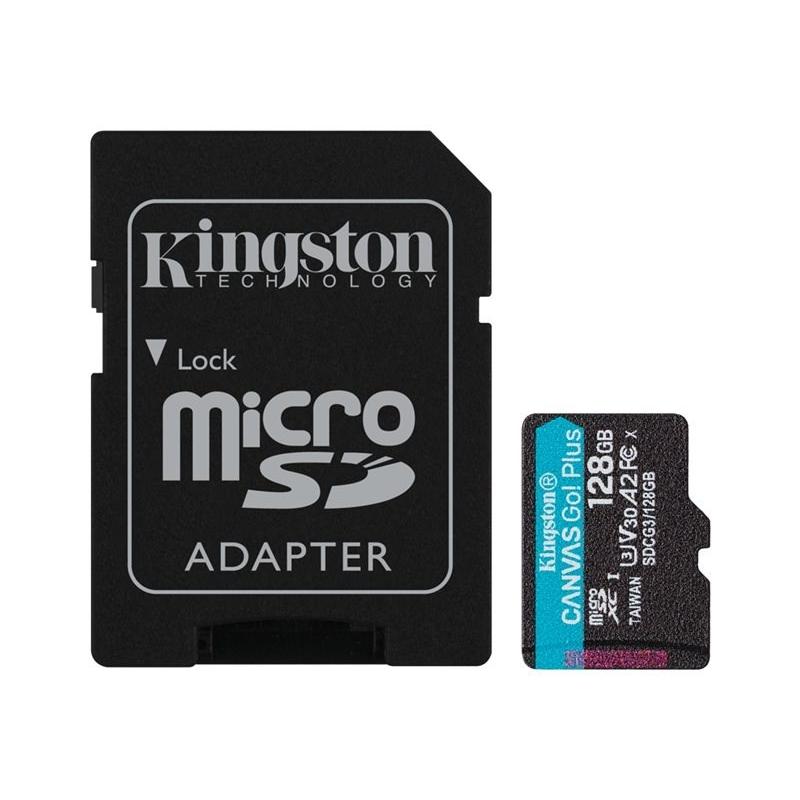 MEMORIA MICRO SD 128GB KINGSTON CANVAS GO! PLUS - Imagen 1