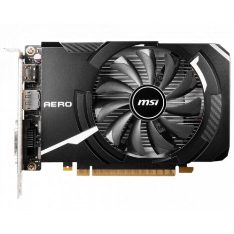 SVGA GEFORCE MSI GTX 1650 D6 AERO DS 4GB OC DDR6 - Imagen 1