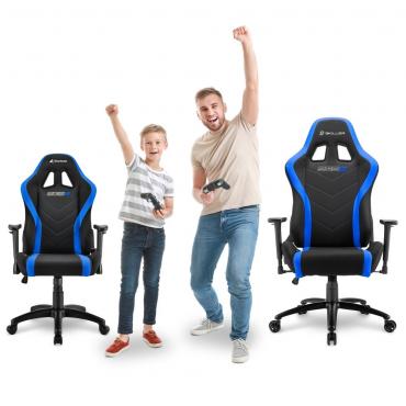 SILLA GAMER SHARKOON SKILLER SGS2 JR NEGRA AZUL - Imagen 3